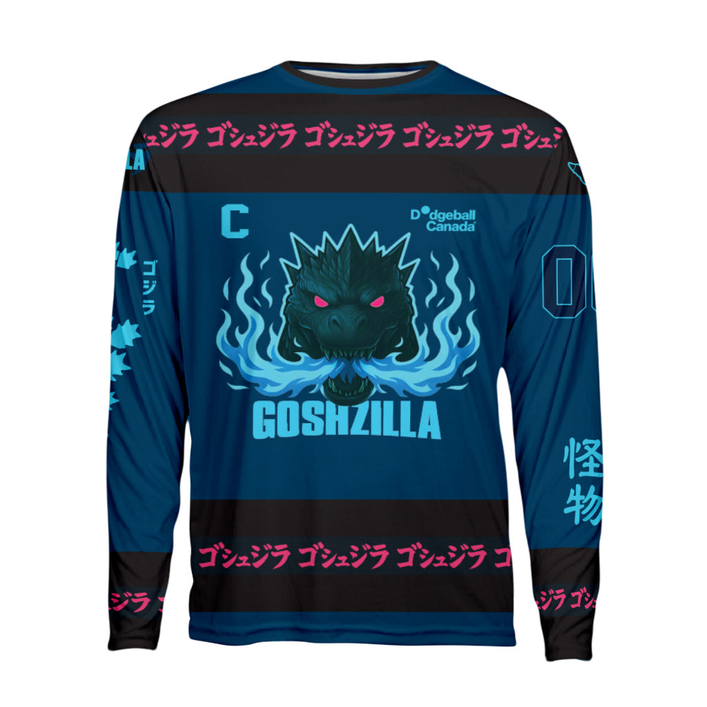 GoshZilla Blue Classic Long Sleeve