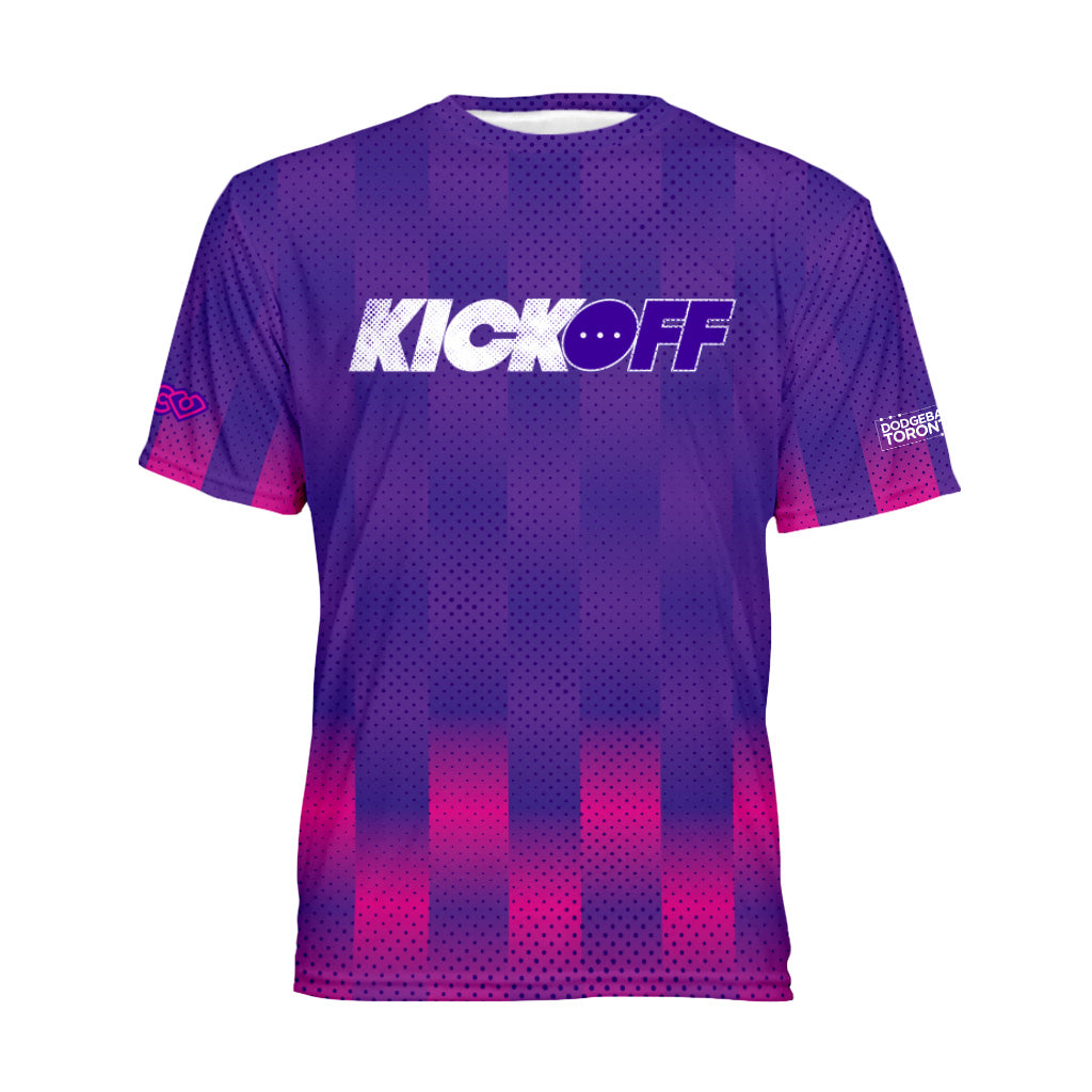 Dodgeball Toronto Kick Off Grid Purple Classic Jersey