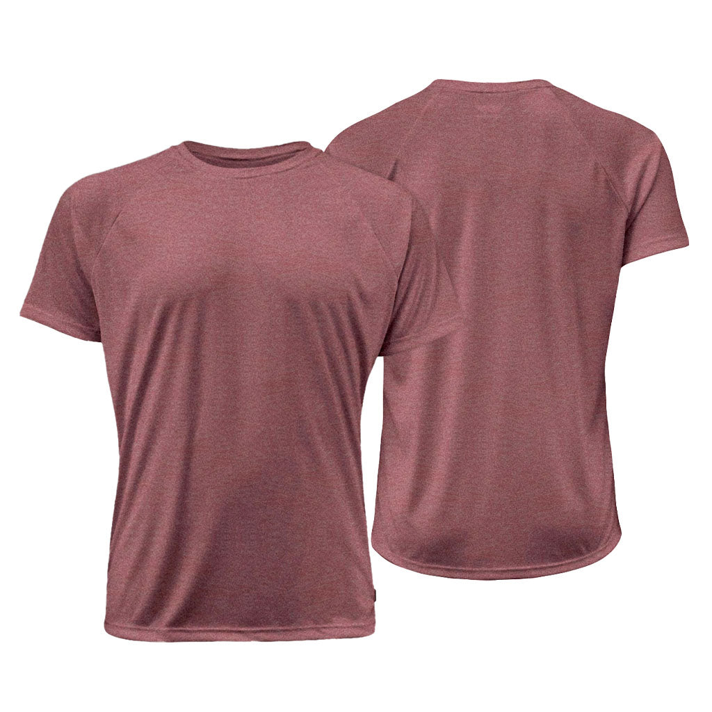 Raglan Jersey - Heather Burgundy