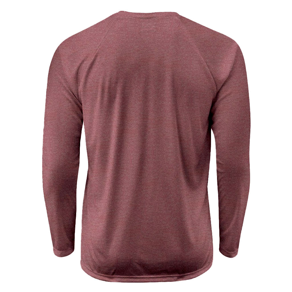 Raglan Long Sleeve - Heather Burgundy