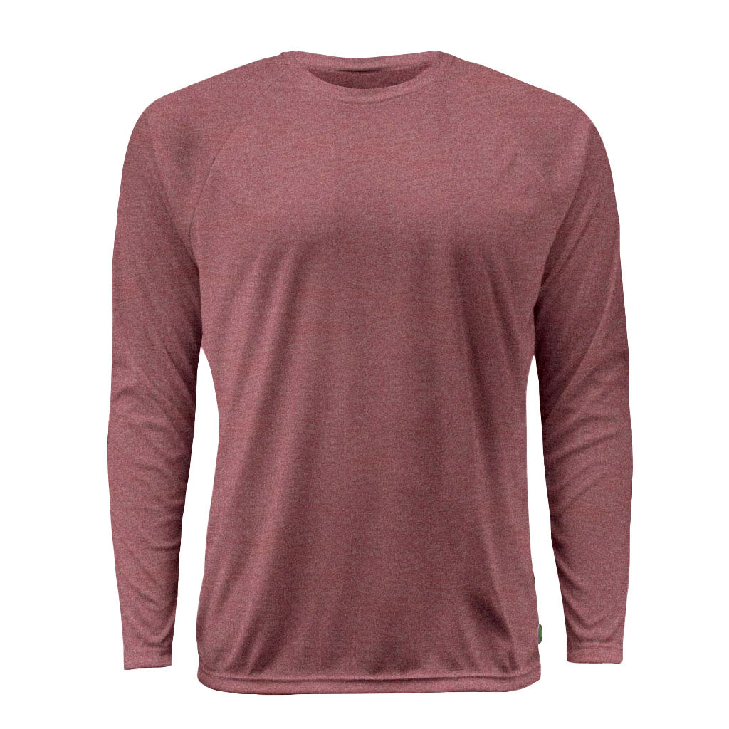 Raglan Long Sleeve - Heather Burgundy
