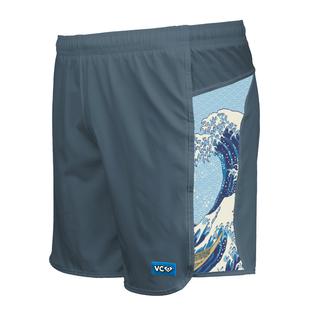 Hokusai Wave Shorty Shorts