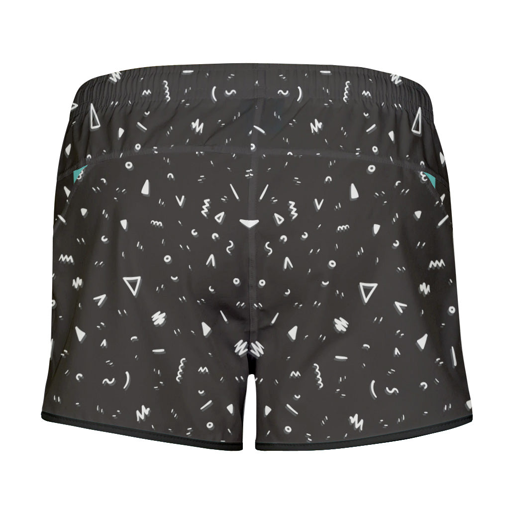 Rad Dark Shorty Shorts
