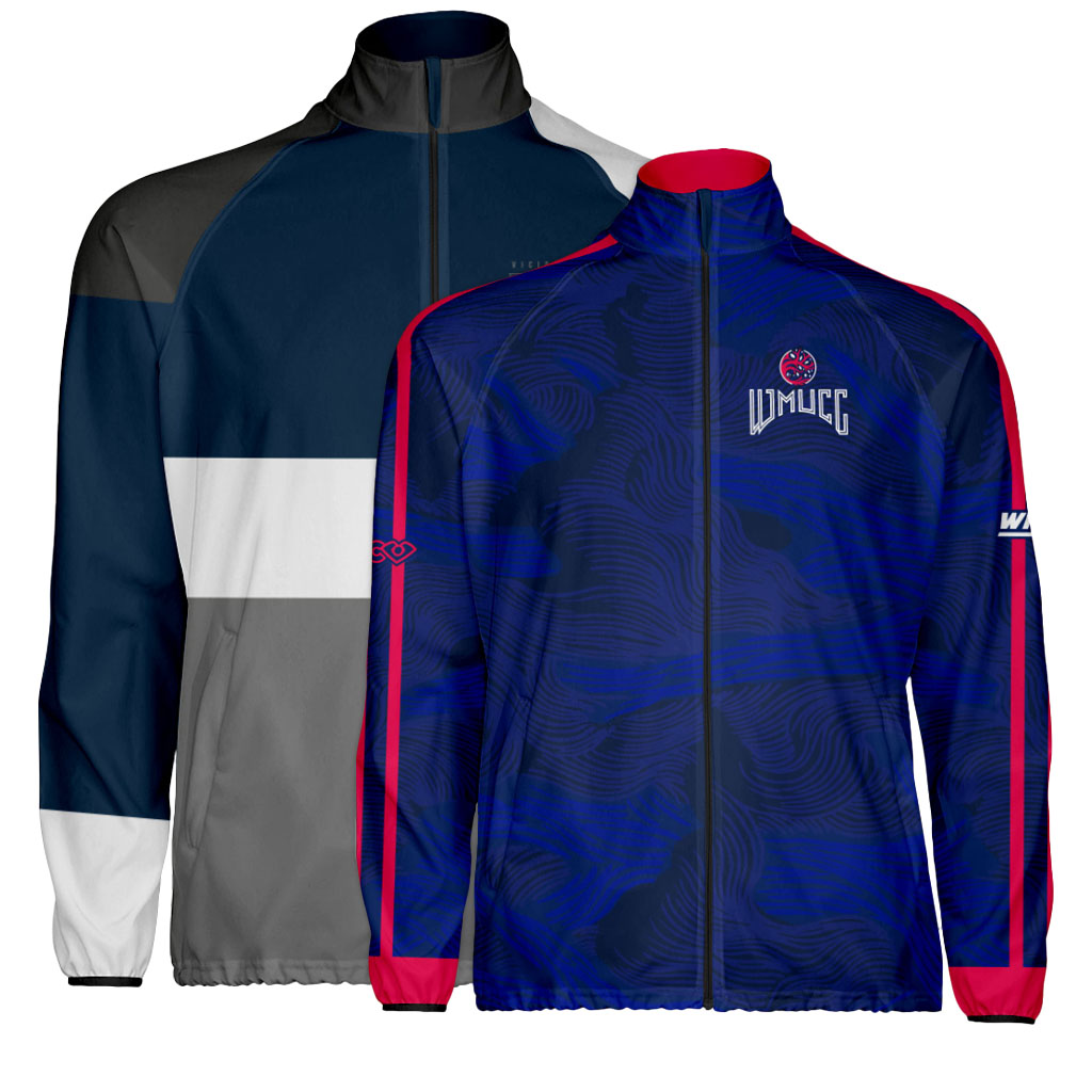 VC Ultimate Frisbee Velocity Athletic Full Zip Windbreaker Jackets