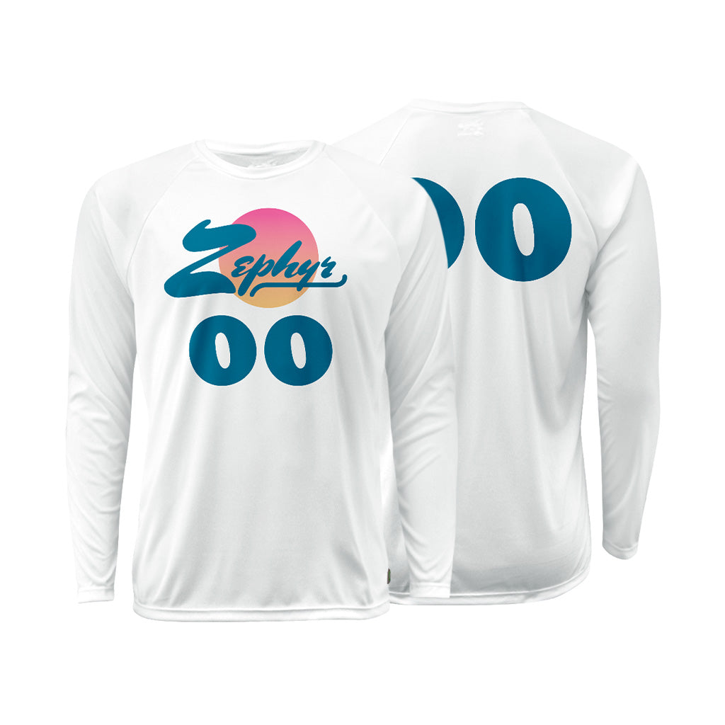 Spot Sublimated Raglan Long Sleeve