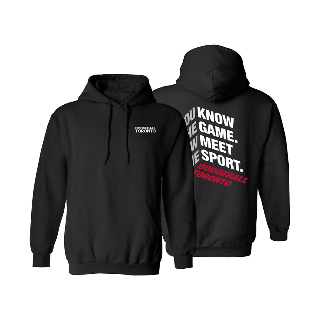 Dodgeball Toronto YKTG Black Cotton Hoodie