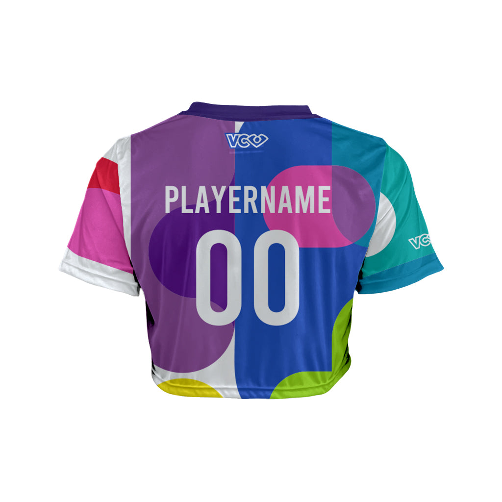 GLAM! Dodgeball Colourful Classic Crop