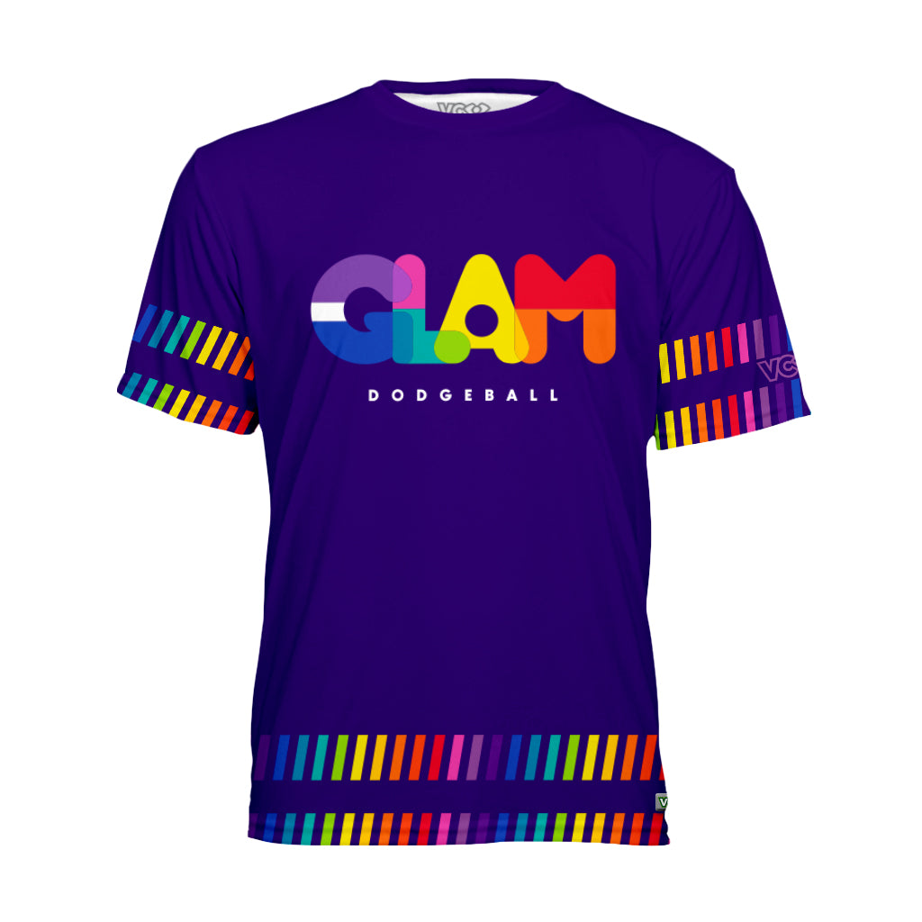 GLAM! Dodgeball Purple Classic Jersey