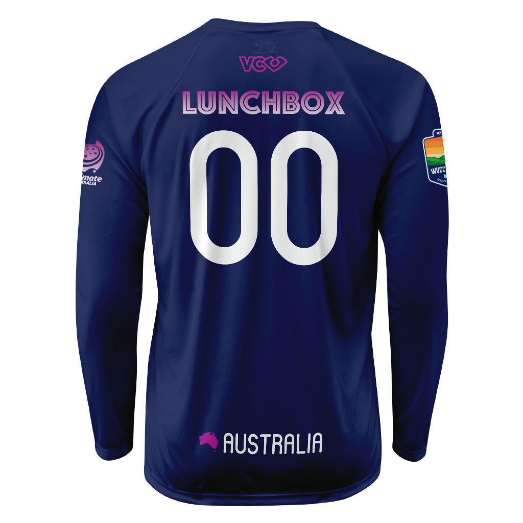 Lunch Box Dark Raglan Long Sleeve