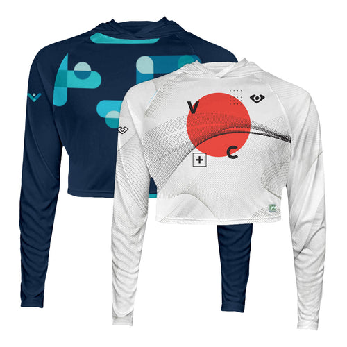 Hoodie Révolution Crop Top Sublimé