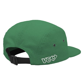 VC Ultimate Forest Green Corduroy Five Panel Embroidered Logo Hat