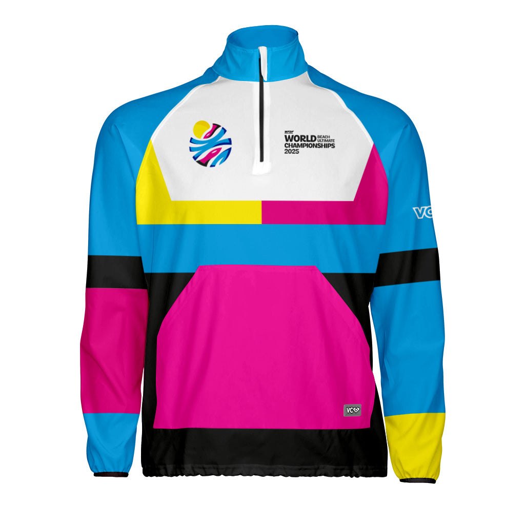 WBUC 2025 Blocks Neon Windbreaker