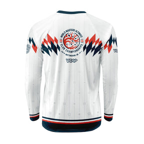 WMUCC 2026 Retro Rhombus White Raglan Long Sleeve