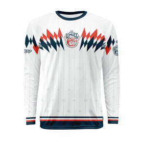 WMUCC 2026 Retro Rhombus White Raglan Long Sleeve