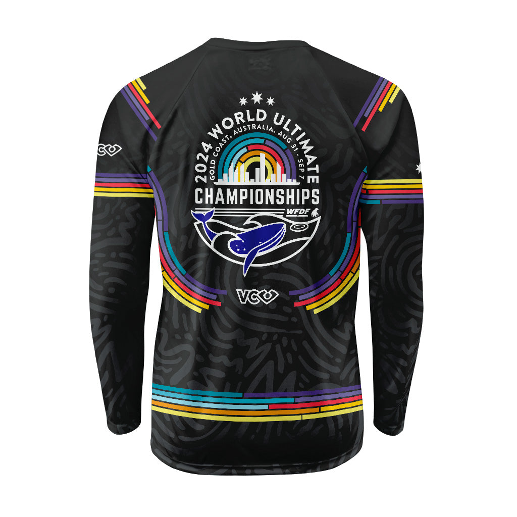 WUC 2024 Wombat Black Raglan Long Sleeve