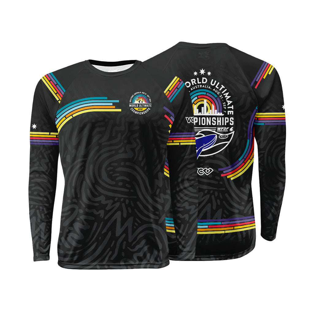 WUC 2024 Wombat Black Raglan Long Sleeve