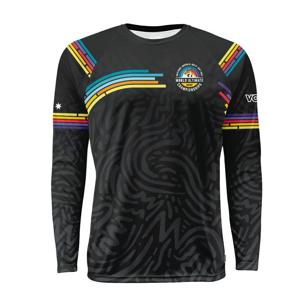 WUC 2024 Wombat Black Raglan Long Sleeve