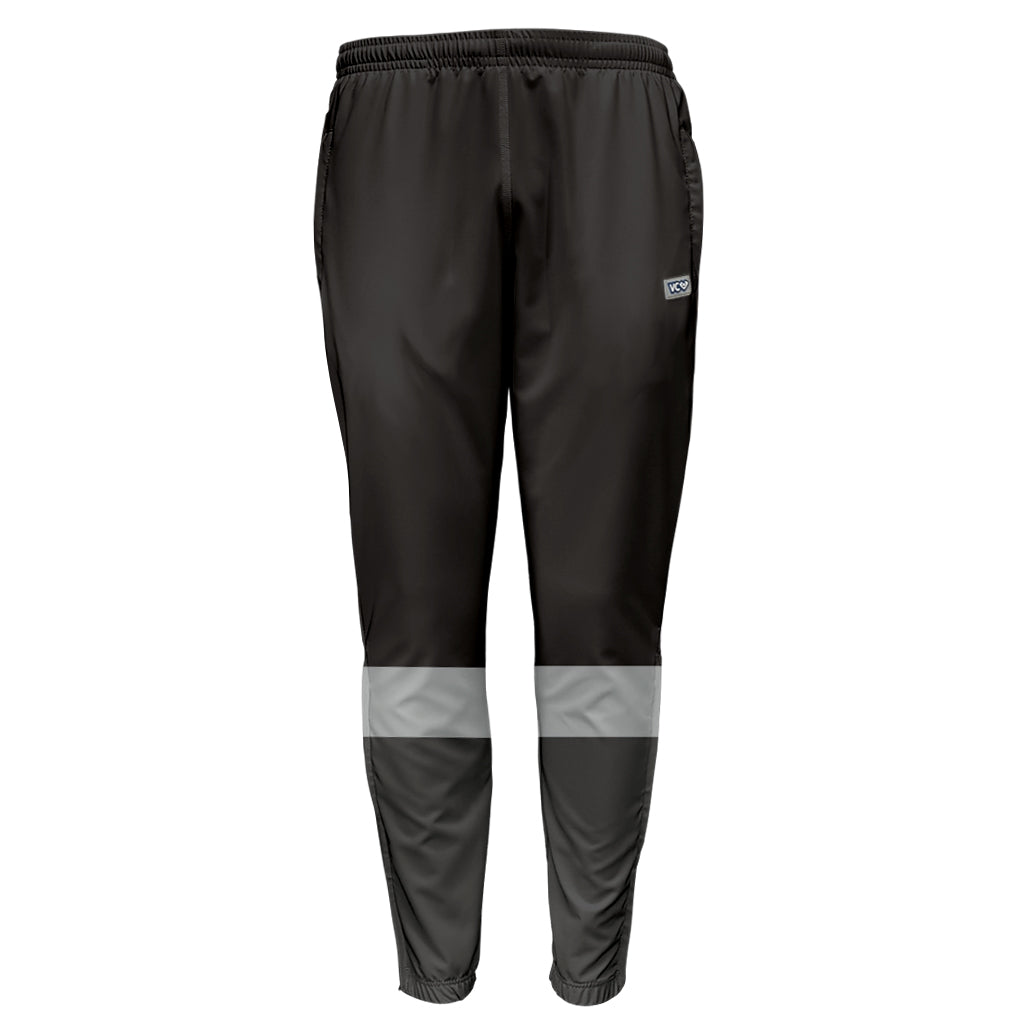 VC Ultimate Frisbee Blocks Black Athletic Performance Velocity Track Pants Front