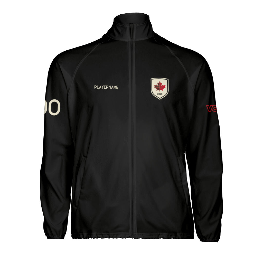 Dodgeball Canada Team Canada Black Velocity Jacket