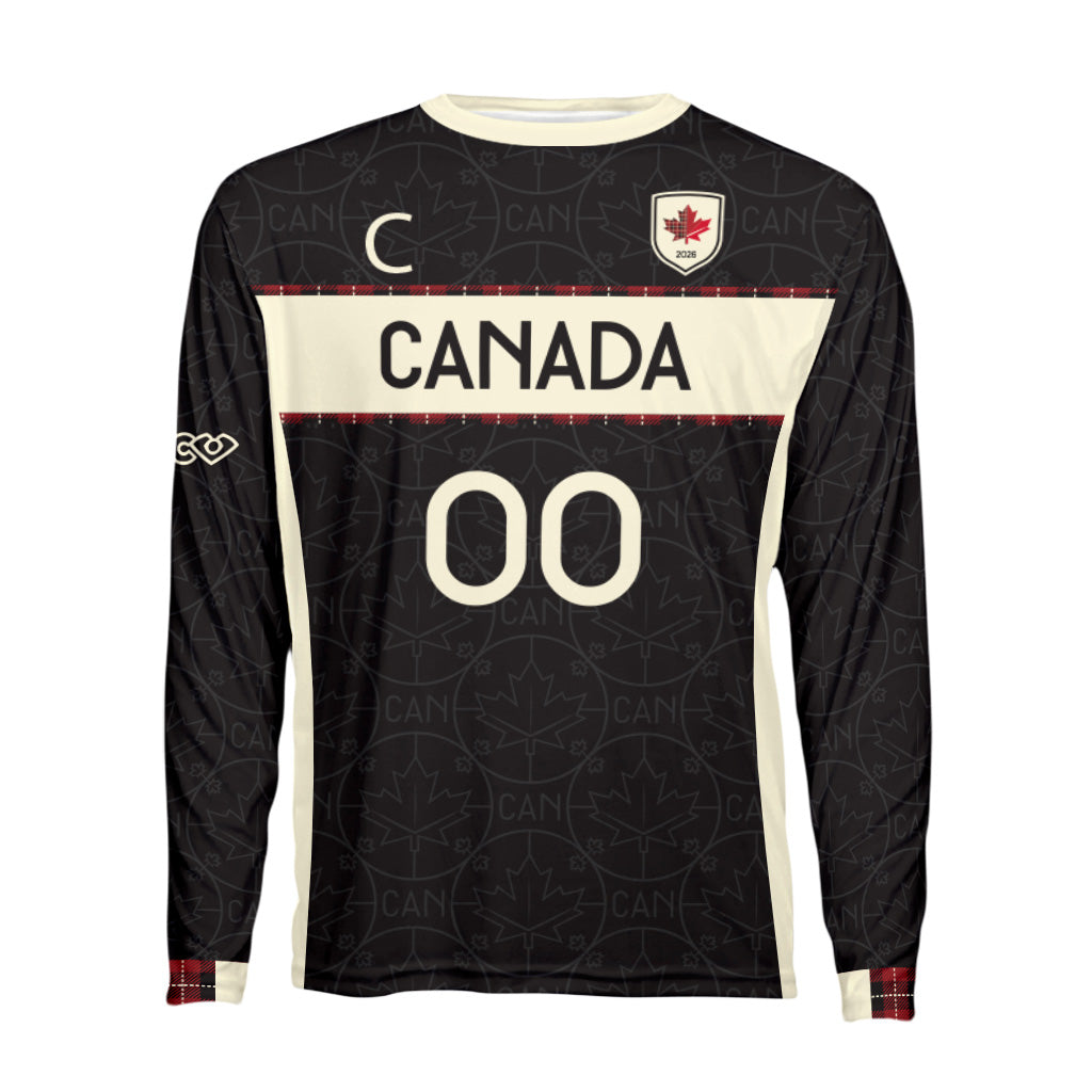Dodgeball Canada Team Canada Dark Long Sleeve - Men's Foam