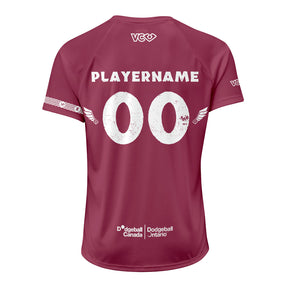Valkyrie Dodgeball Burgundy Jersey