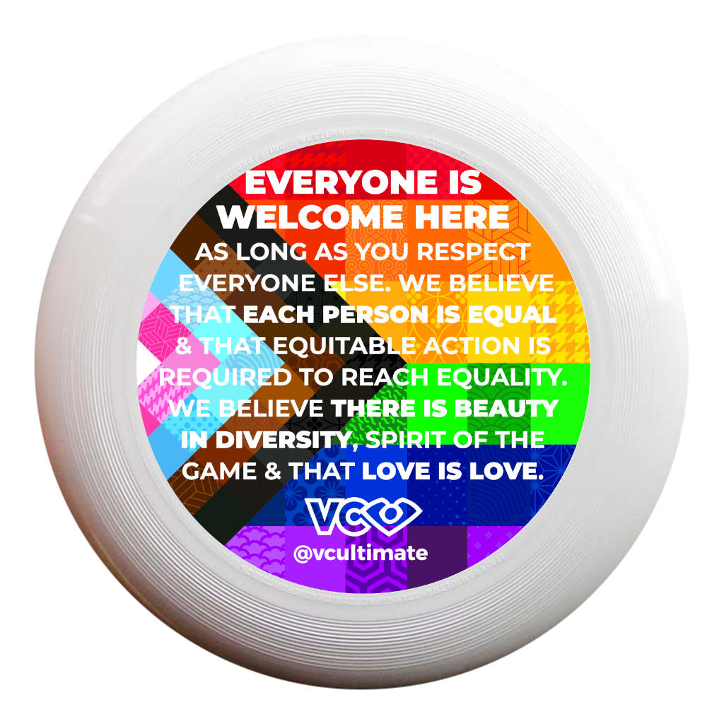 VC Ultimate Everyone is Welcome Progress Pride Disc